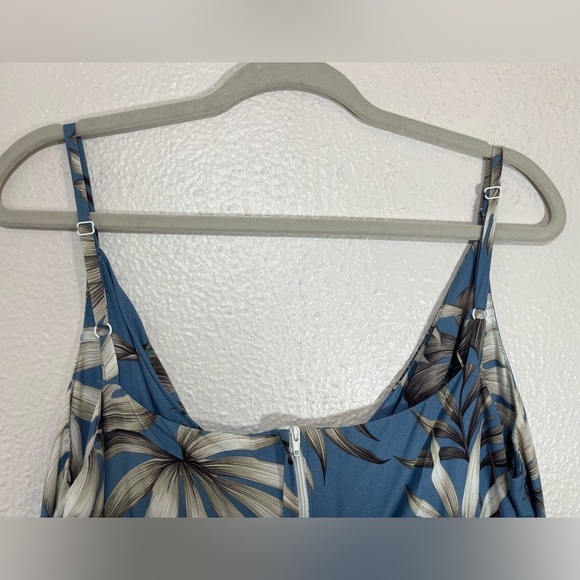 Paradise Motion Hawaiian Leaf Print Sleeveless Dress Women’s 2XL Made in Hawaii - Picture 10 of 14